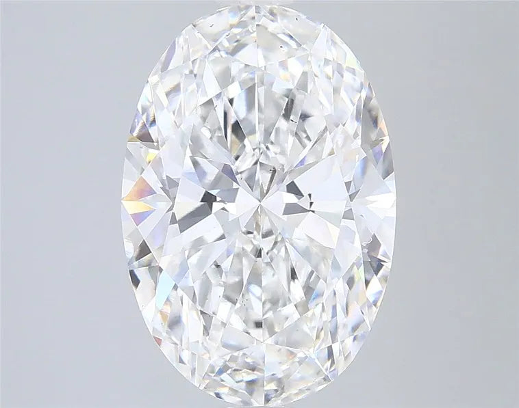 3.50ct Oval Lab Grown Diamond (Colour E, Clarity VS2, IGI Certified)