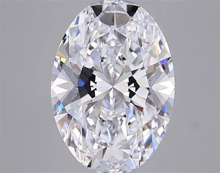 3.50ct Oval Lab Grown Diamond (Colour E, Clarity VVS1, IGI Certified)