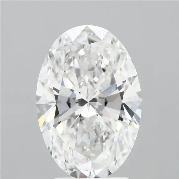 3.50ct Oval Lab Grown Diamond (Colour E, Clarity VVS1, IGI Certified)