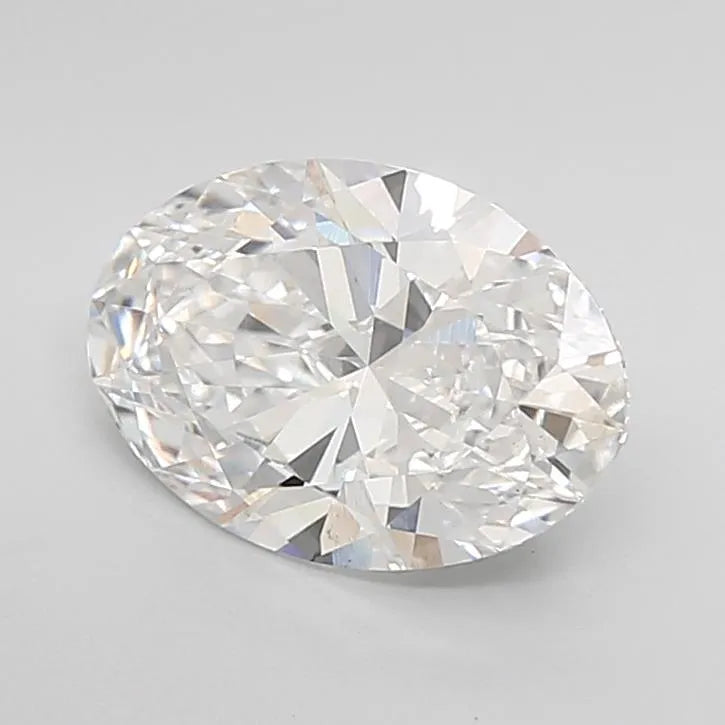 3.50ct Oval Lab Grown Diamond (Colour E, Clarity VVS2, IGI Certified)
