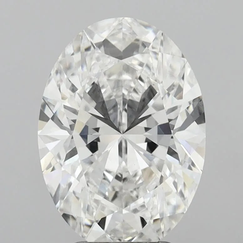 3.50ct Oval Lab Grown Diamond (Colour E, Clarity VVS2, IGI Certified)