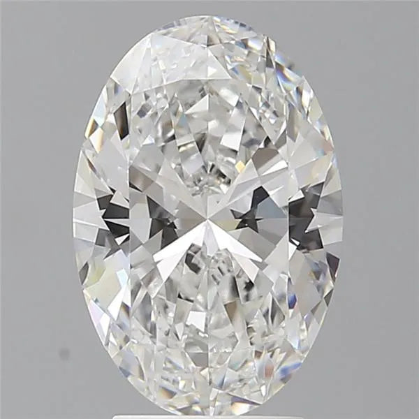 3.50ct Oval Lab Grown Diamond (Colour E, Clarity VVS2, IGI Certified)