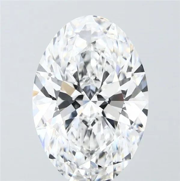 3.50ct Oval Lab Grown Diamond (Colour E, Clarity VVS2, IGI Certified)