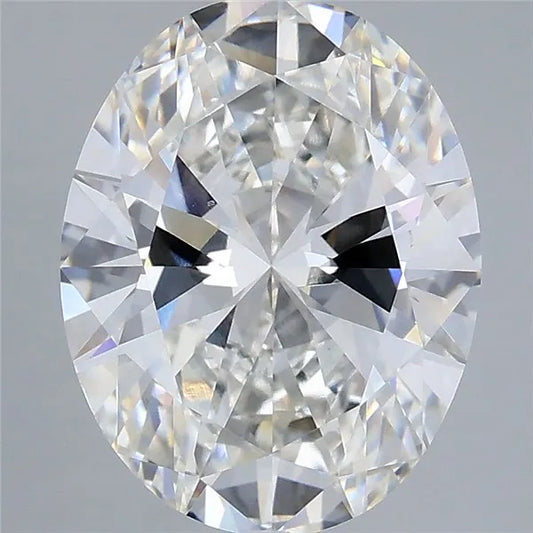 3.50ct Oval Lab Grown Diamond (Colour F, Clarity VS1, IGI Certified)