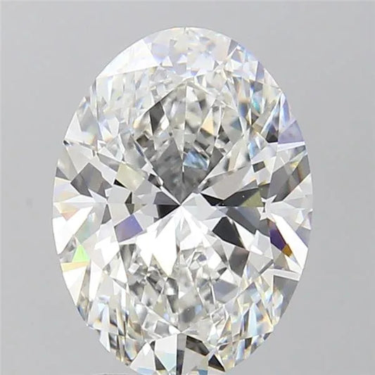 3.50ct Oval Lab Grown Diamond (Colour F, Clarity VS1, IGI Certified)