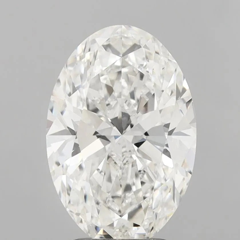 3.50ct Oval Lab Grown Diamond (Colour F, Clarity VVS2, IGI Certified)