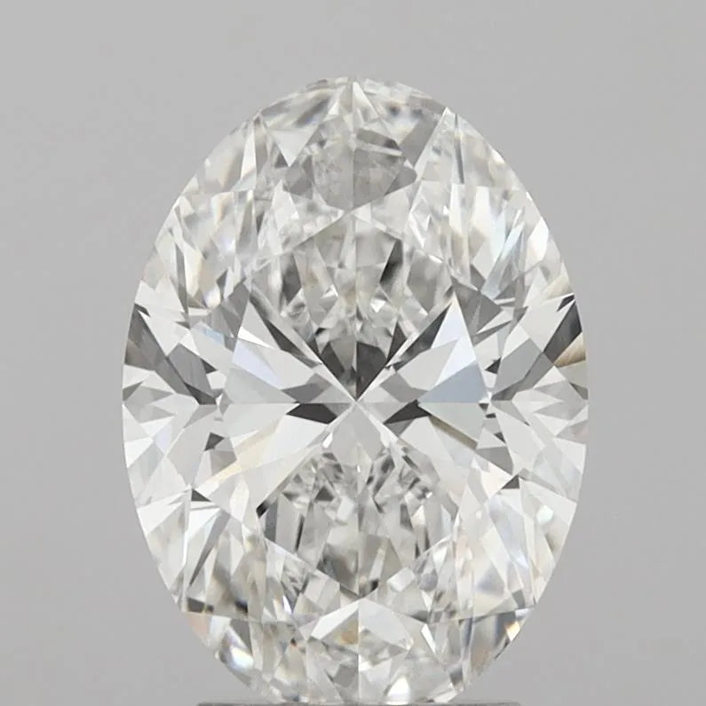 3.50ct Oval Lab Grown Diamond (Colour F, Clarity VVS2, IGI Certified)