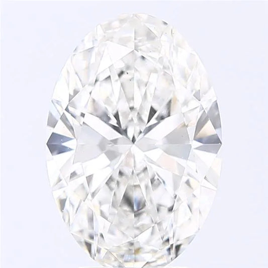 3.50ct Oval Lab Grown Diamond (Colour G, Clarity VS1, GIA Certified)