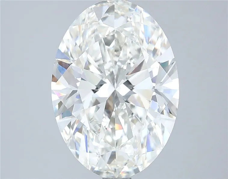 3.50ct Oval Lab Grown Diamond (Colour G, Clarity VVS2, IGI Certified)