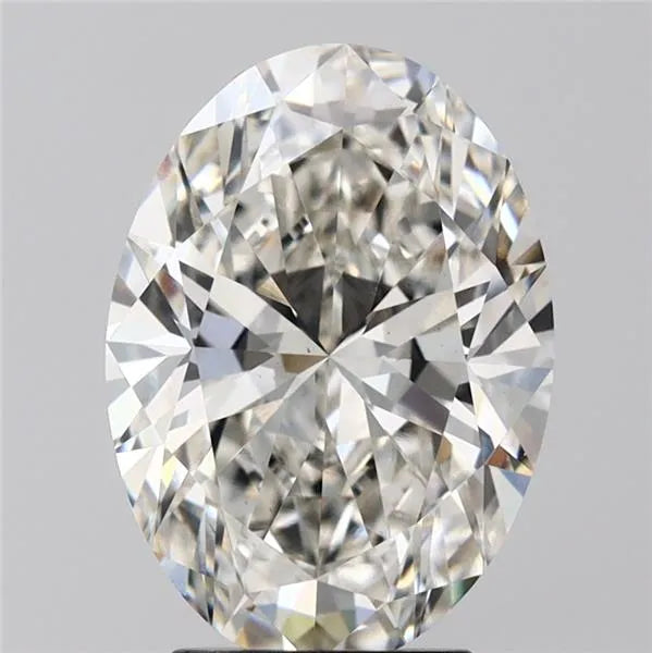 3.50ct Oval Lab Grown Diamond (Colour H, Clarity VS1, IGI Certified)