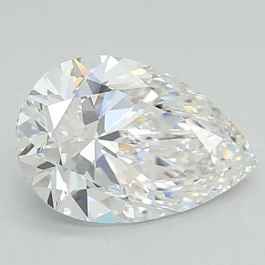 3.50ct Pear Lab Grown Diamond (Colour E, Clarity VVS1, GIA Certified)
