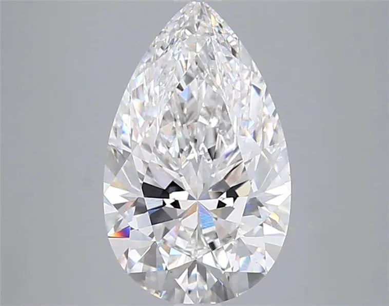 3.50ct Pear Lab Grown Diamond (Colour F, Clarity VVS2, IGI Certified)