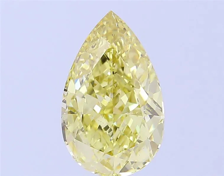 3.50ct Pear Lab Grown Diamond (Colour Fancy Yellow, Clarity VS2, IGI Certified)