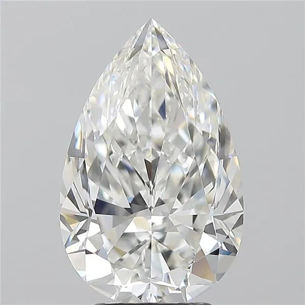 3.50ct Pear Natural Diamond (Colour F, Clarity VVS2, GIA Certified)