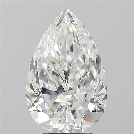 3.50ct Pear Natural Diamond (Colour F, Clarity VVS2, GIA Certified)