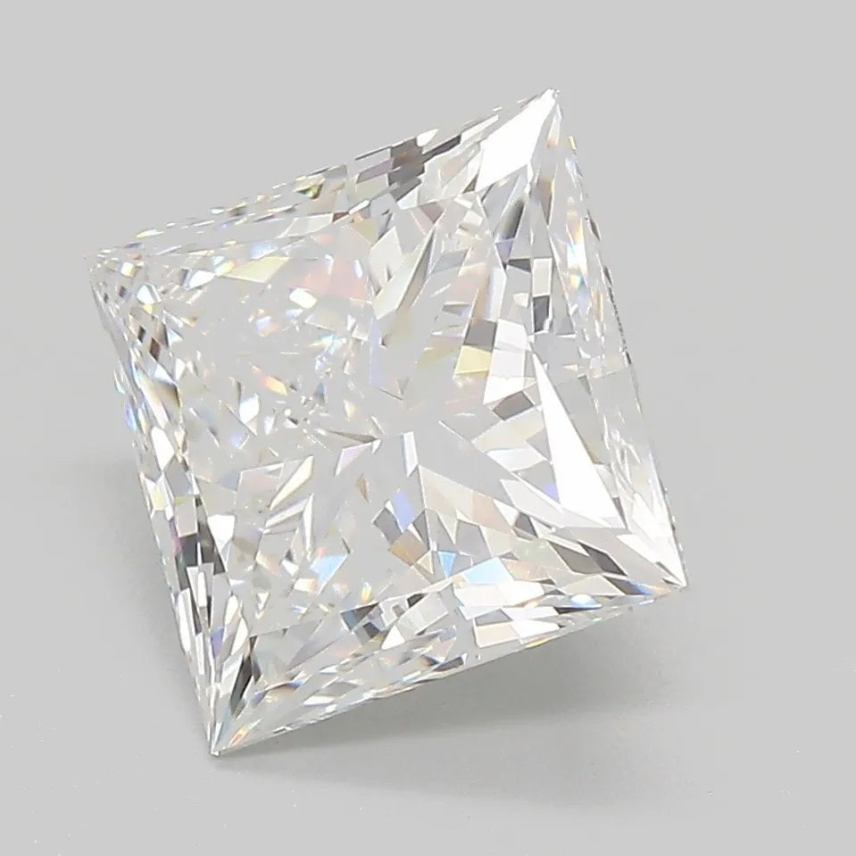 3.50ct Princess Lab Grown Diamond (Colour D, Clarity VS1, IGI Certified)