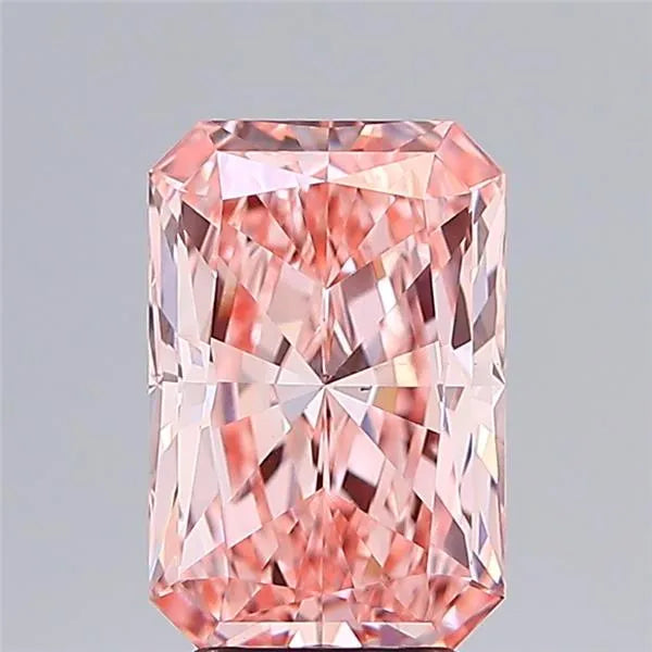 3.50ct Radiant Lab Grown Diamond (Colour Fancy Intense Pink, Clarity VS1, IGI Certified)