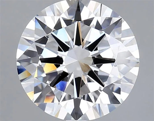 3.50ct Round Lab Grown Diamond (Colour F, Clarity VVS2, Cut EX, IGI Certified)