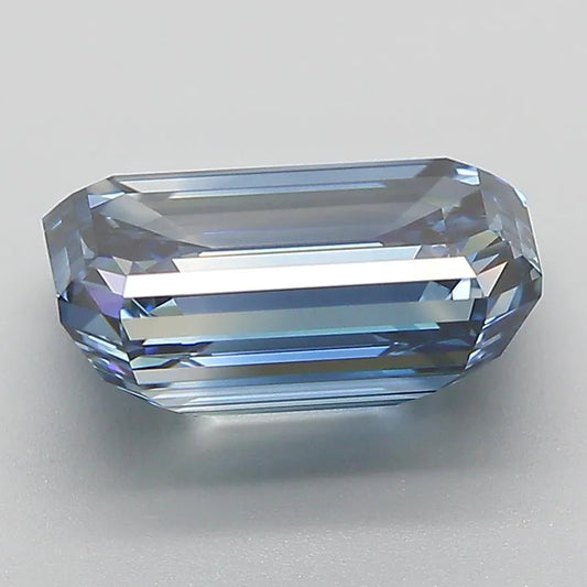 3.51ct Emerald Lab Grown Diamond (Colour Fancy Deep Blue, Clarity VVS1, Cut GD, IGI Certified)