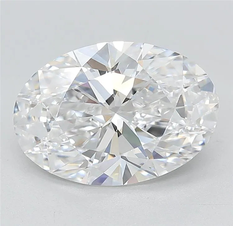 3.51ct Oval Lab Grown Diamond (Colour D, Clarity IF, Cut EX, IGI Certified)