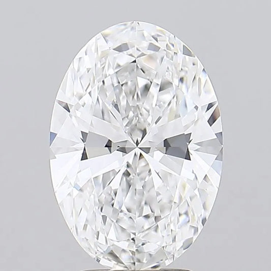 3.51ct Oval Lab Grown Diamond (Colour D, Clarity IF, IGI Certified)