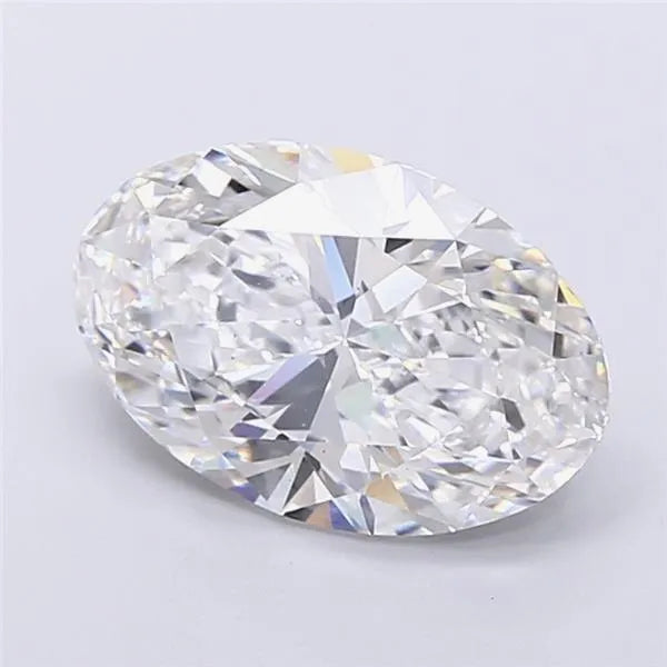 3.51ct Oval Lab Grown Diamond (Colour D, Clarity VS2, IGI Certified)