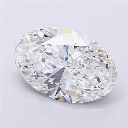 3.51ct Oval Lab Grown Diamond (Colour D, Clarity VS2, IGI Certified)