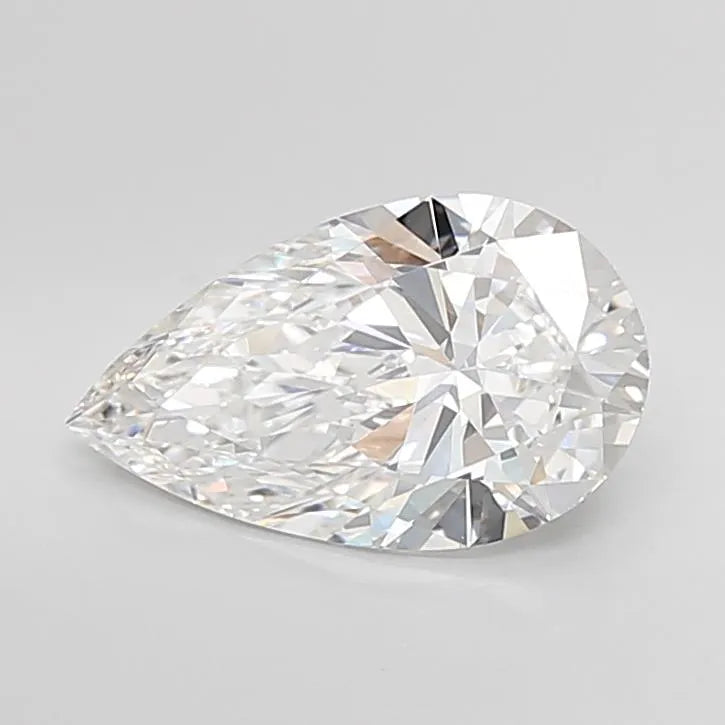 3.51ct Pear Lab Grown Diamond (Colour E, Clarity VVS2, IGI Certified)