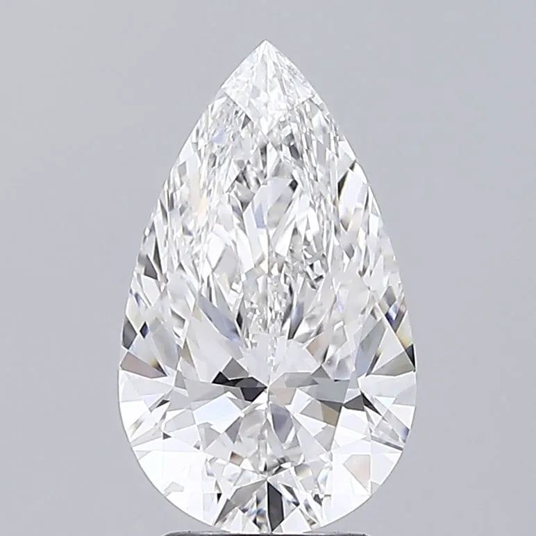 3.51ct Pear Lab Grown Diamond (Colour F, Clarity VVS2, IGI Certified)