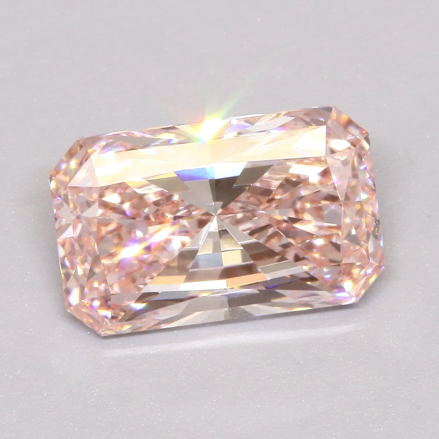 3.51ct Radiant Lab Grown Diamond (Colour Fancy Intense Pink, Clarity VS1, IGI Certified)
