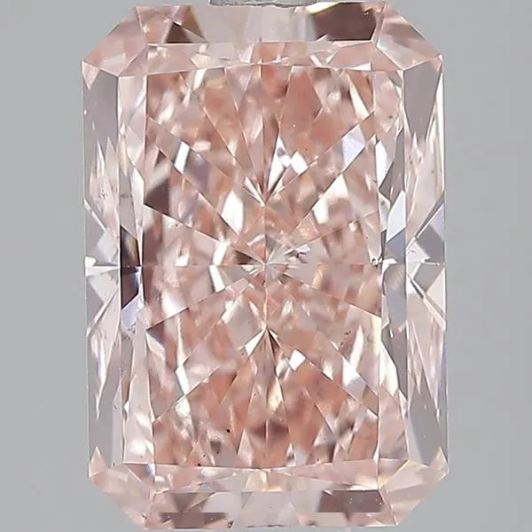 3.51ct Radiant Lab Grown Diamond (Colour Fancy Vivid Pink, Clarity VS2, IGI Certified)