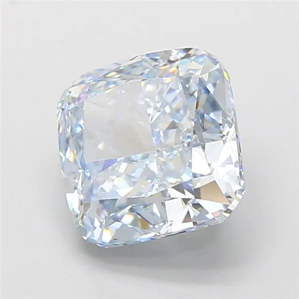 3.52ct Cushion modified Lab Grown Diamond (Colour Fancy Light Blue, Clarity VVS1, IGI Certified)