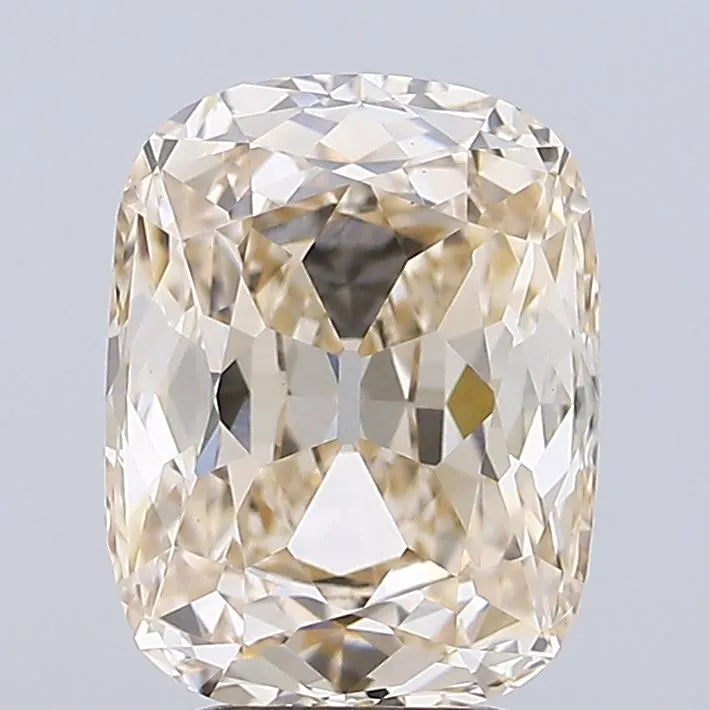 3.52ct Cushion modified Lab Grown Diamond (Colour Fancy Light Brown, Clarity VVS2, IGI Certified)