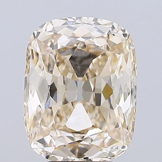 3.52ct Cushion modified Lab Grown Diamond (Colour Fancy Light Brown, Clarity VVS2, IGI Certified)