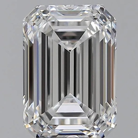 3.52ct Emerald Lab Grown Diamond (Colour D, Clarity VVS2, IGI Certified)