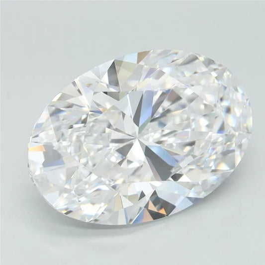 3.52ct Oval Lab Grown Diamond (Colour D, Clarity IF, IGI Certified)