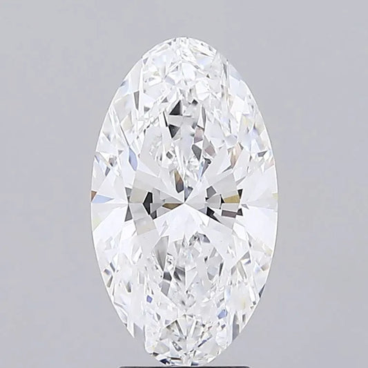3.52ct Oval Lab Grown Diamond (Colour D, Clarity VS1, IGI Certified)