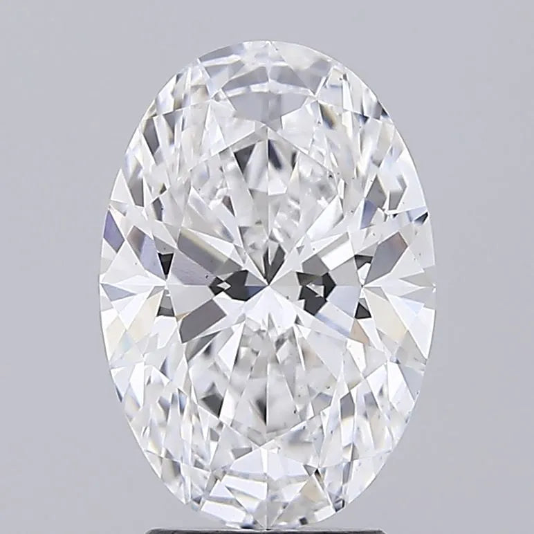 3.52ct Oval Lab Grown Diamond (Colour D, Clarity VS2, IGI Certified)