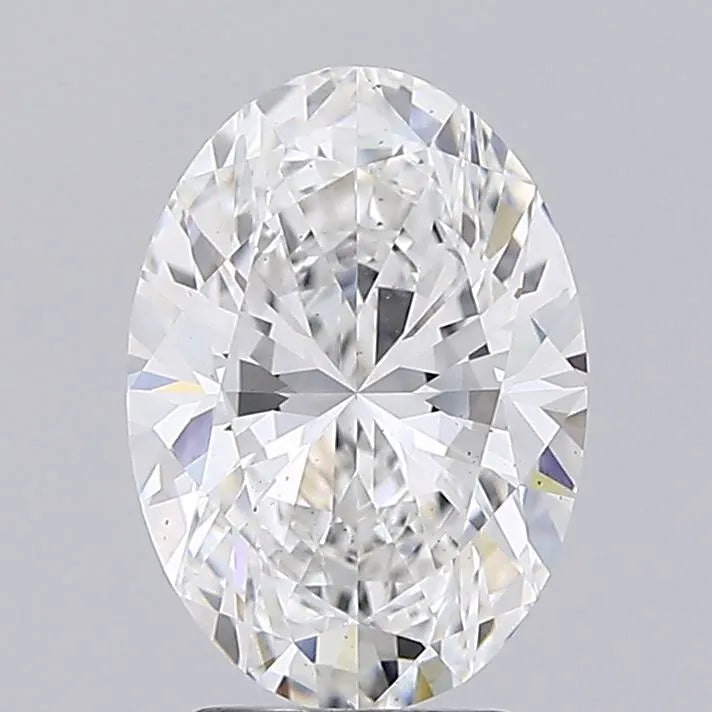 3.52ct Oval Lab Grown Diamond (Colour E, Clarity VS2, IGI Certified)