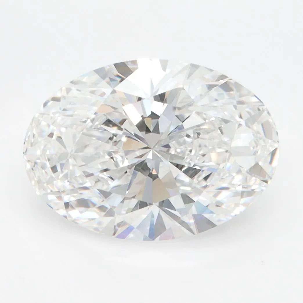 3.52ct Oval Lab Grown Diamond (Colour E, Clarity VVS2, IGI Certified)