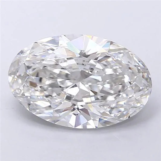 3.52ct Oval Lab Grown Diamond (Colour F, Clarity VS1, IGI Certified)