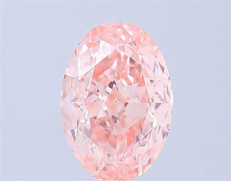 3.52ct Oval Lab Grown Diamond (Colour Fancy Intense Pink, Clarity VS1, IGI Certified)