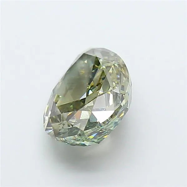 3.52ct Pear Lab Grown Diamond (Colour Fancy Vivid Green, Clarity VVS2, IGI Certified)