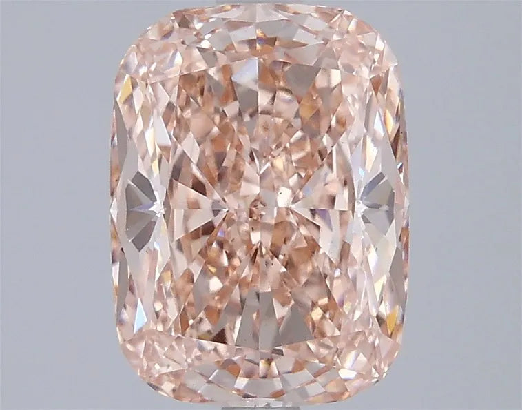 3.52ct Radiant Lab Grown Diamond (Colour Fancy Vivid Pink, Clarity VS1, IGI Certified)