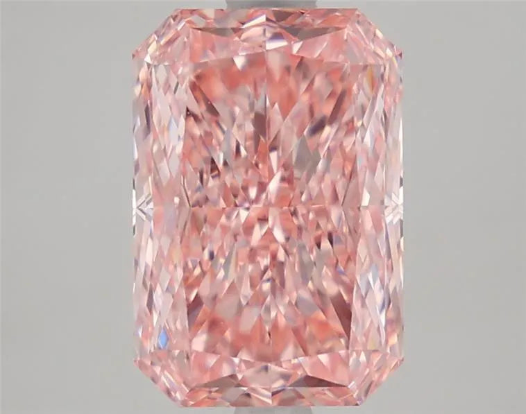 3.52ct Radiant Lab Grown Diamond (Colour Fancy Vivid Pink, Clarity VVS2, IGI Certified)