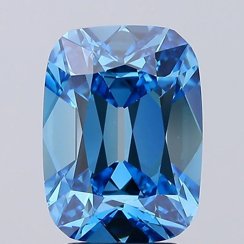 3.53ct Cushion brilliant Lab Grown Diamond (Colour Fancy Vivid Blue, Clarity VS1, IGI Certified)