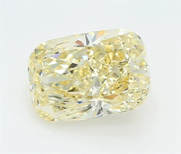 3.53ct Cushion modified Lab Grown Diamond (Colour Fancy Yellow, Clarity VVS2, IGI Certified)
