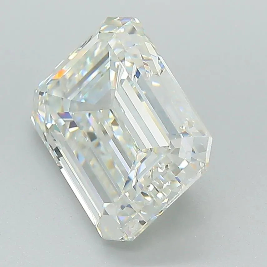 3.53ct Emerald Lab Grown Diamond (Colour F, Clarity VS1, Cut EX, IGI Certified)