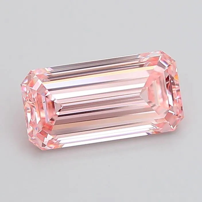 3.53ct Emerald Lab Grown Diamond (Colour Fancy Intense Pink, Clarity VS1, IGI Certified)
