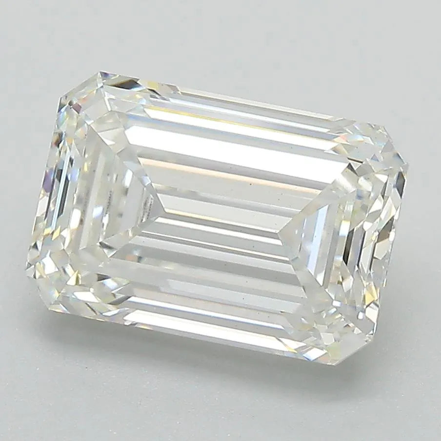 3.53ct Emerald Lab Grown Diamond (Colour G, Clarity VS1, IGI Certified)